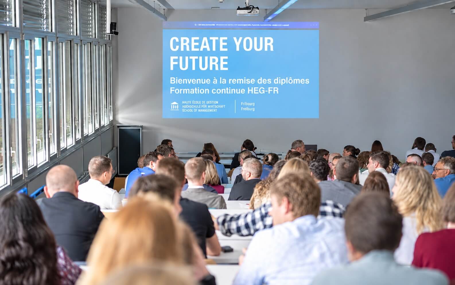 Remise des diplômes de la formation continue HEG Fribourg